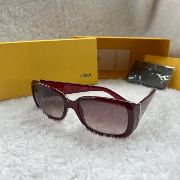 Fendi FS5197 Sunglasses Color Tobacco (Red) 100% Authentic